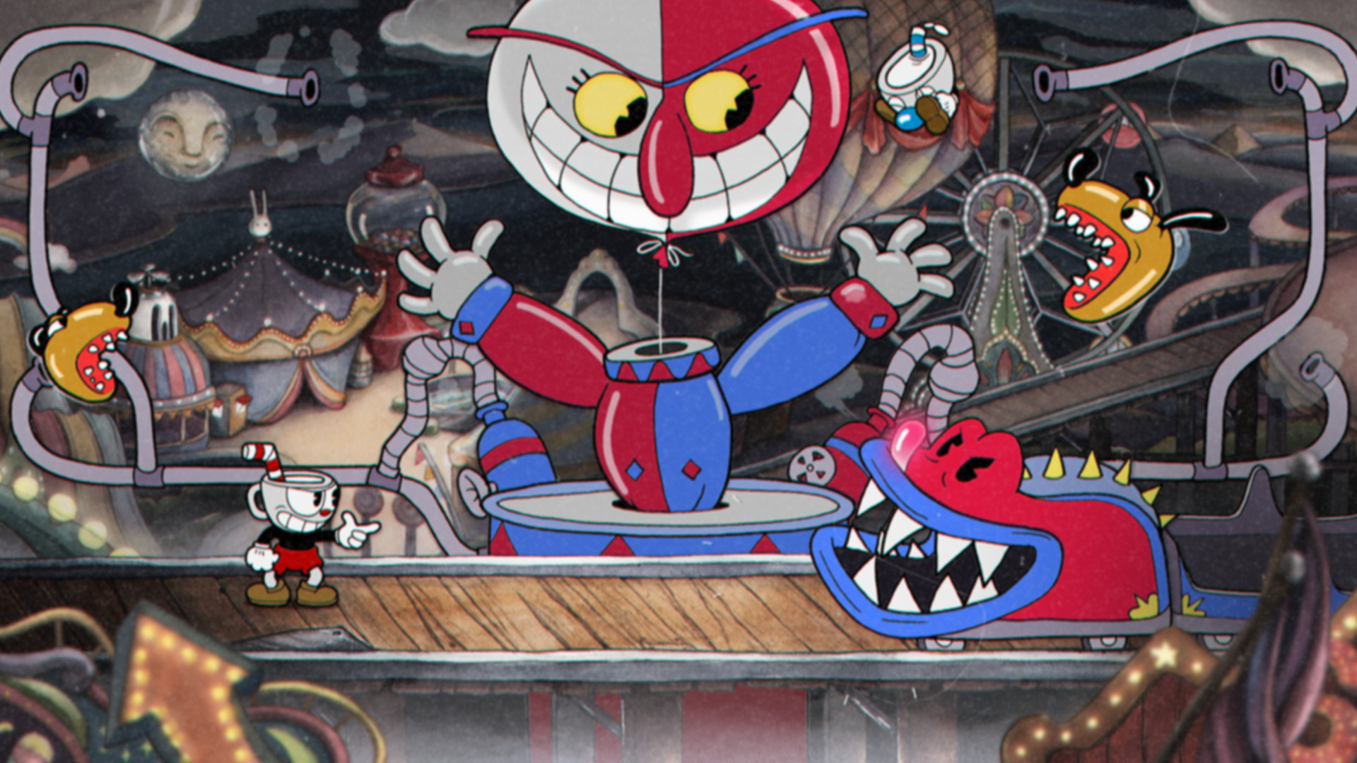 图片[2]-茶杯头|v1.3.5|整合DLC|官方中文|Cuphead|赠多项修改器|赠满金币初始存档-pp游戏仓库