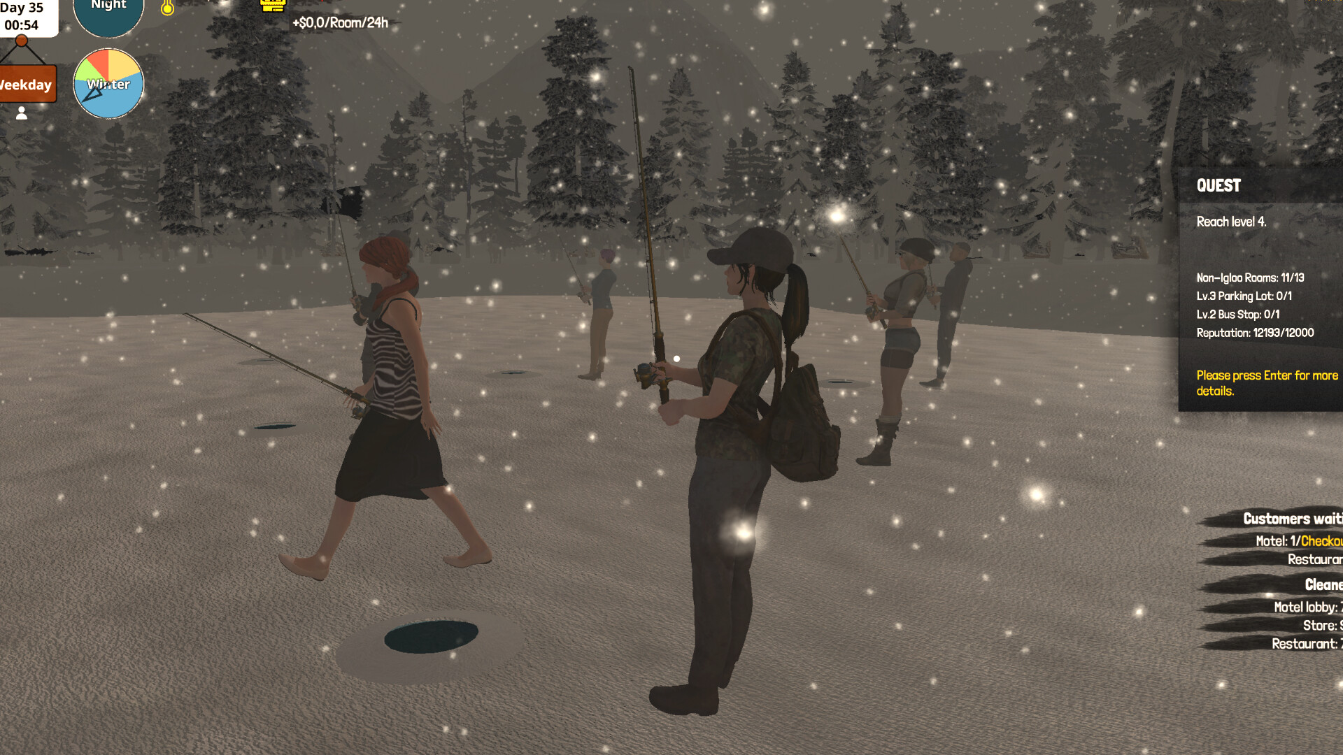 图片[3]-北极汽车旅馆模拟器/Arctic Motel Simulator-pp游戏仓库