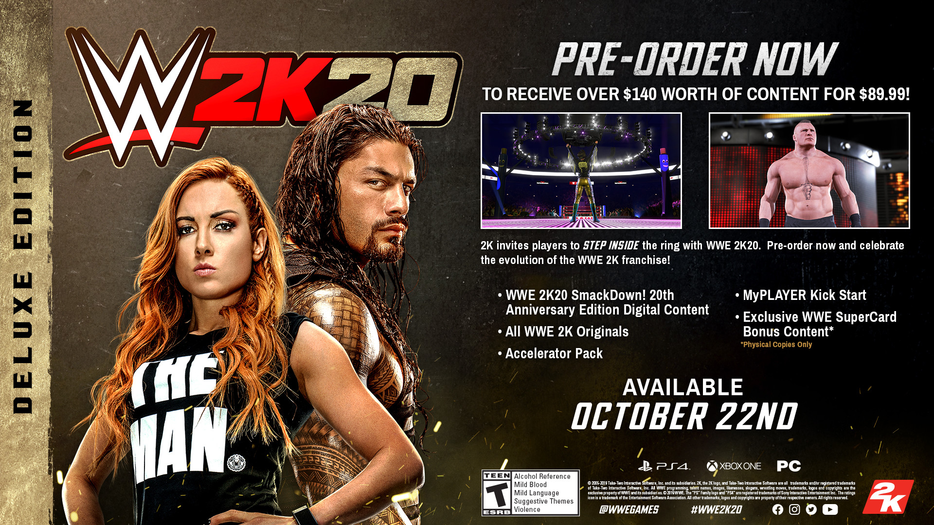 图片[1]-美国职业摔角联盟WWE2K20/WWE 2K20-pp游戏仓库
