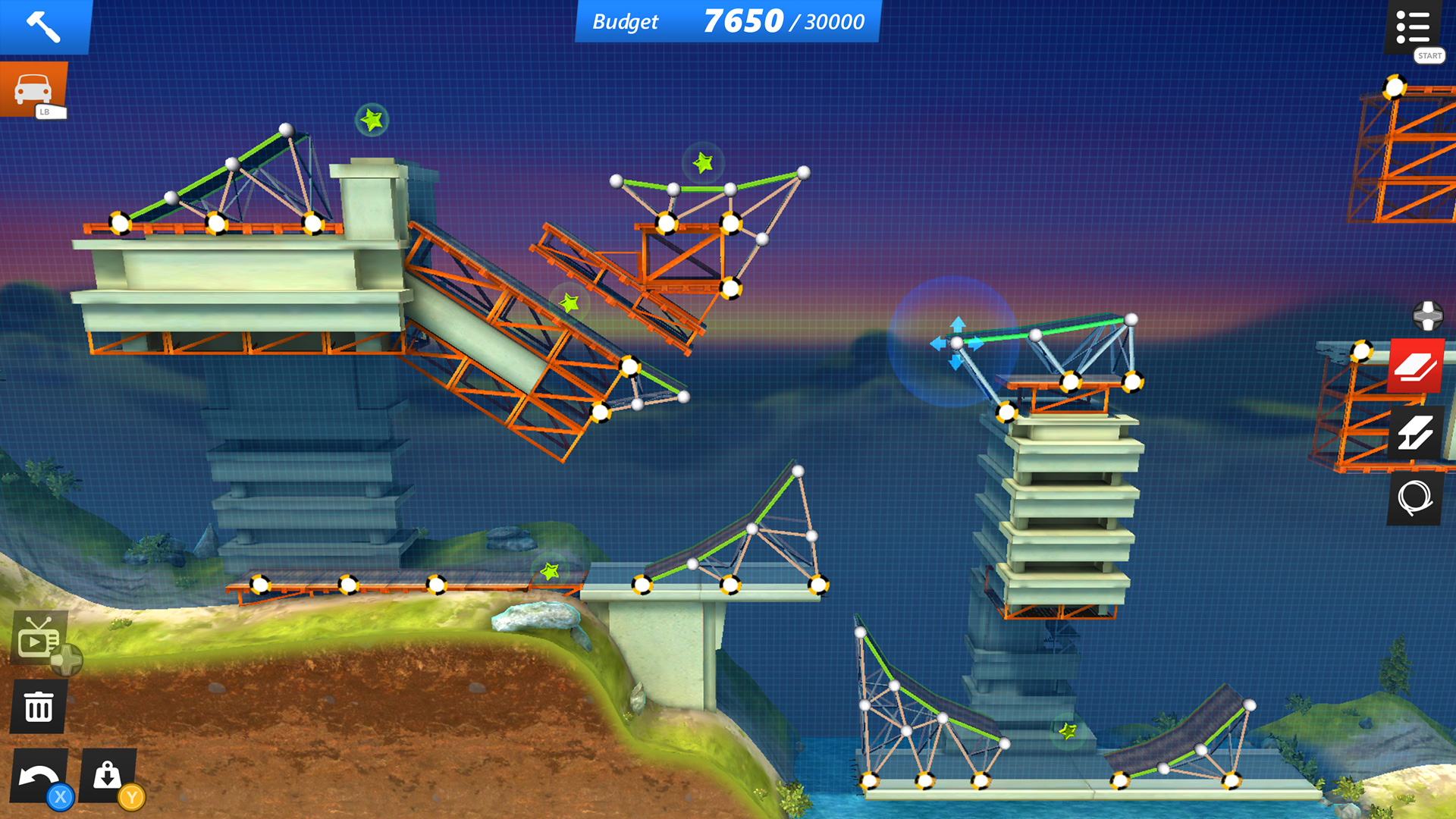 图片[2]-桥梁建造师：特技/Bridge Constructor Stunts-pp游戏仓库