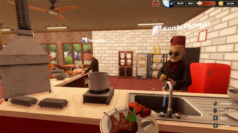 烤肉串模拟器/Kebab Chefs! – Restaurant Simulator/支持网络联机-pp游戏仓库